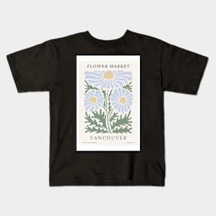 Vancouver Flower Market Botanical Kids T-Shirt